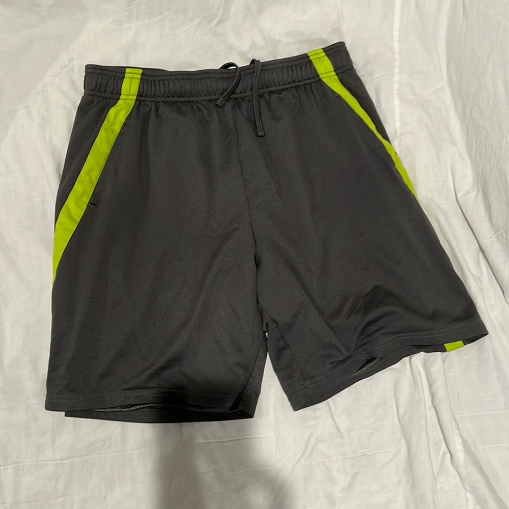 Men’s athletic mesh shorts from Target size large.